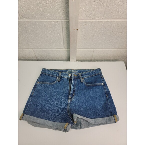 Wild Fable High Rise Blue Denim Jean Shorts Women's Size 8/29R - Picture 1 of 7